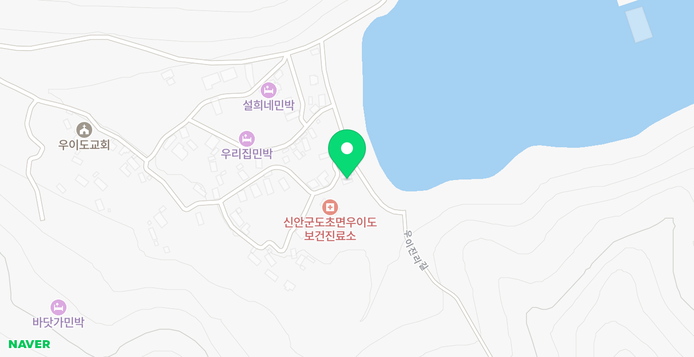 우이도출장소 위치 지도