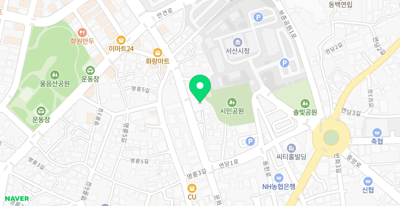 서산시청 민원실(에니텍시스) 위치 지도