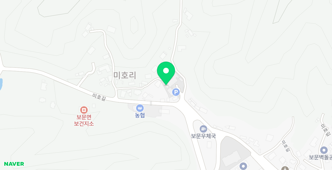 보문면 위치 지도