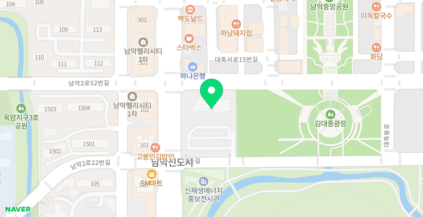 남악복합민원센터2(민원실) 위치 지도