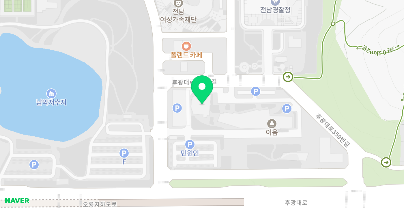 전남교육청 위치 지도