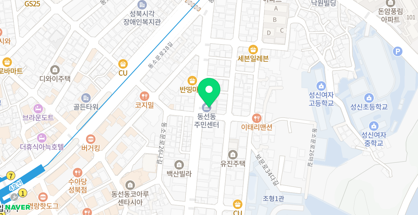동선동주민센터 위치 지도