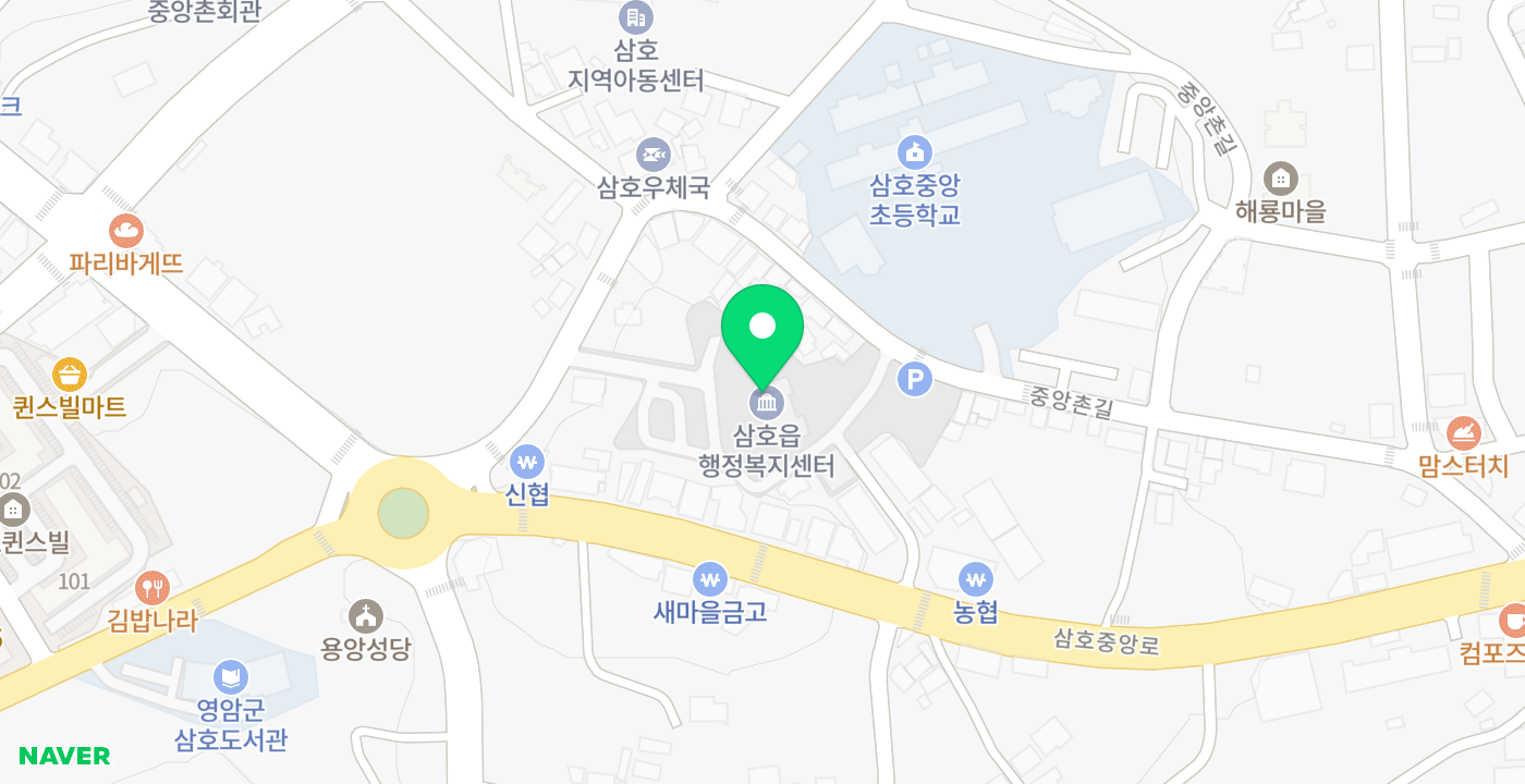 삼호읍발급기 위치 지도