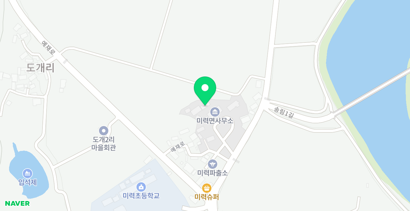 미력면사무소 위치 지도
