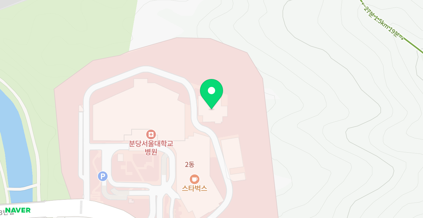 분당서울대병원 위치 지도