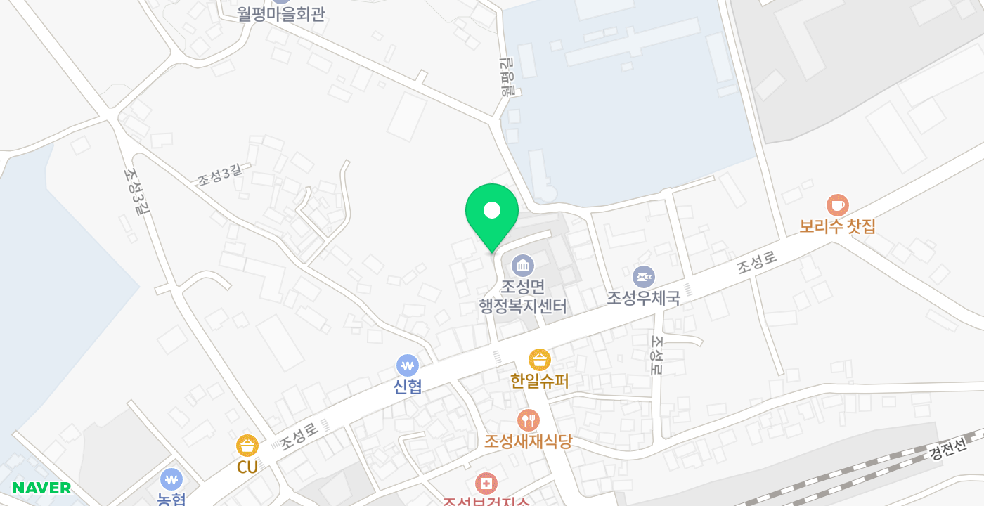 조성면행정복지센터 위치 지도