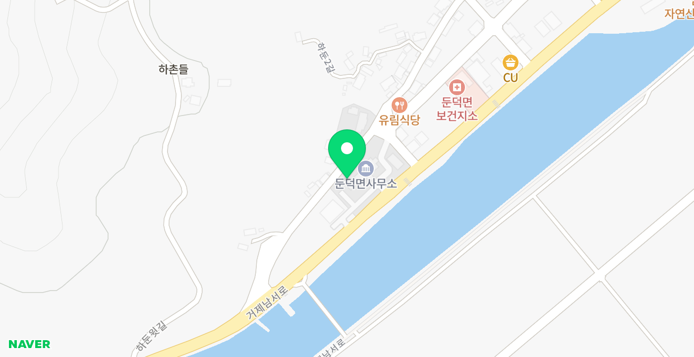 둔덕면사무소 위치 지도