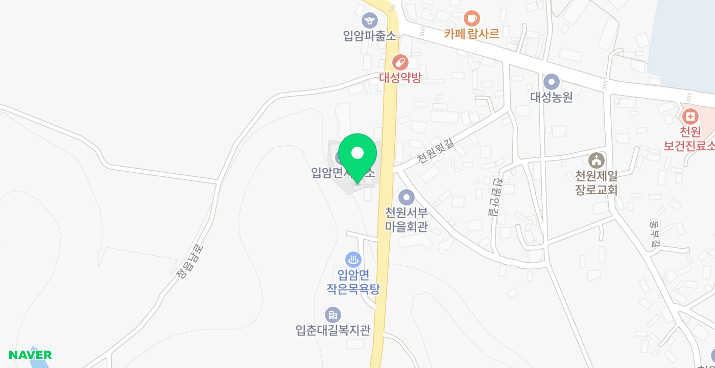 입암면사무소 위치 지도
