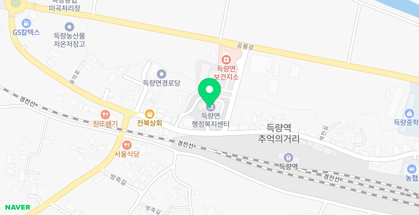 득량면행정복지센터 위치 지도