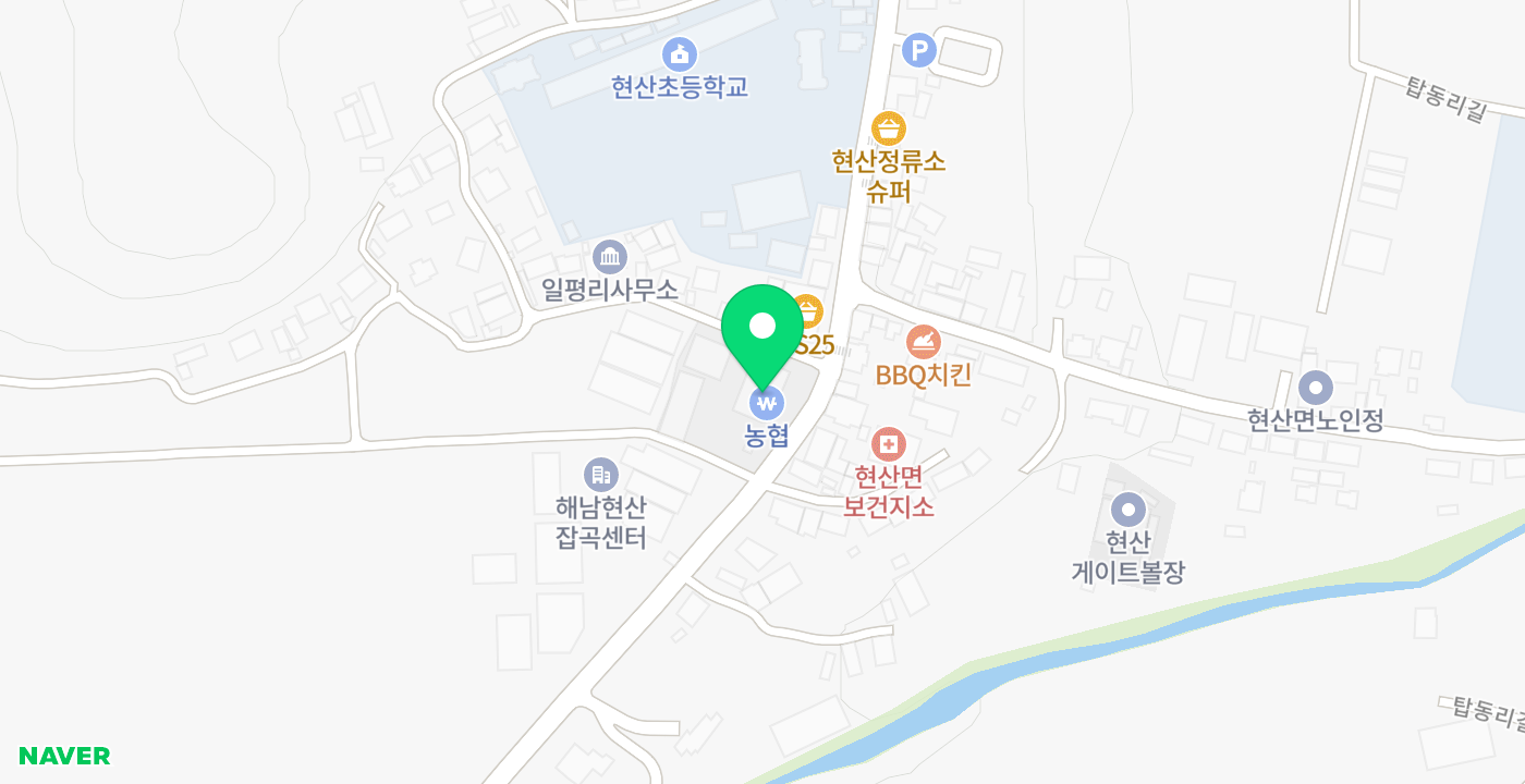 현산농협 위치 지도