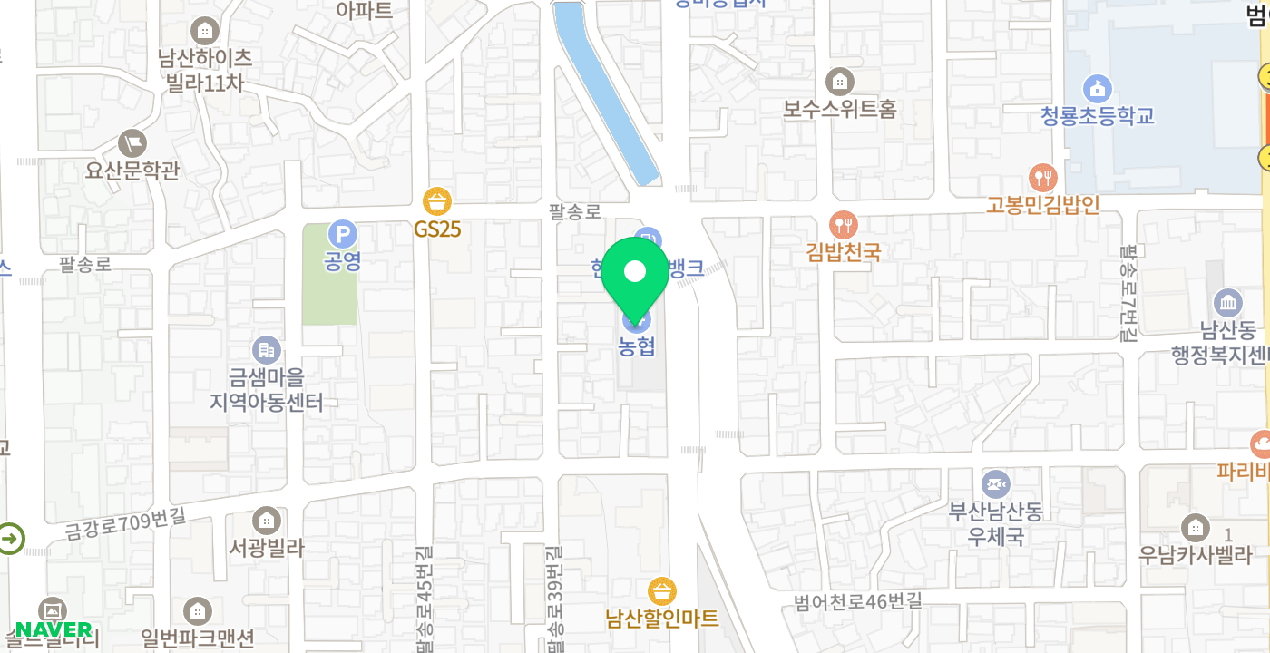 금정농협하나로마트 위치 지도
