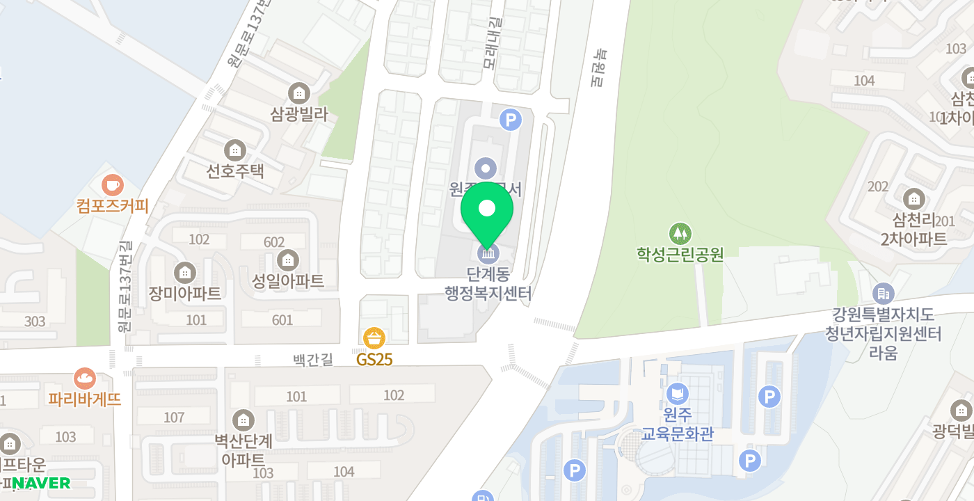 단계동 위치 지도