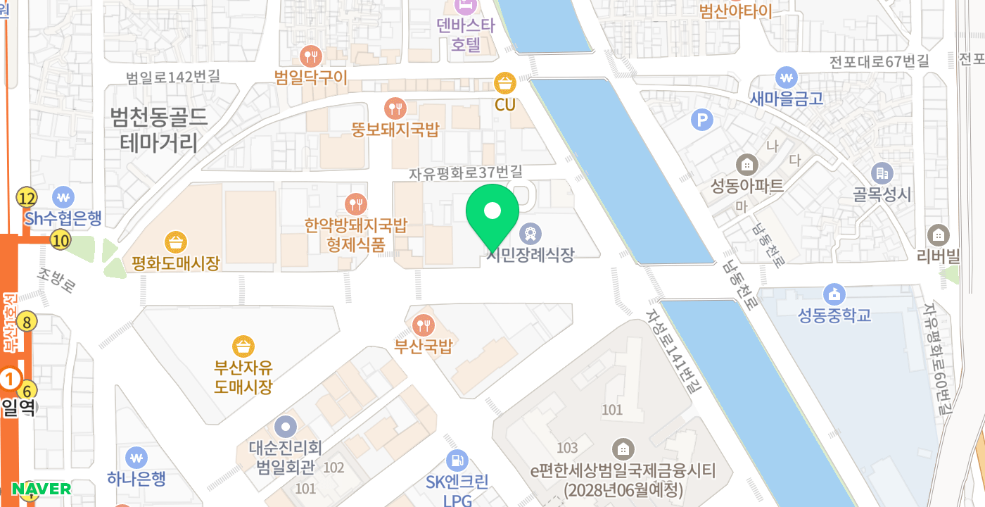 시민장례식장 위치 지도