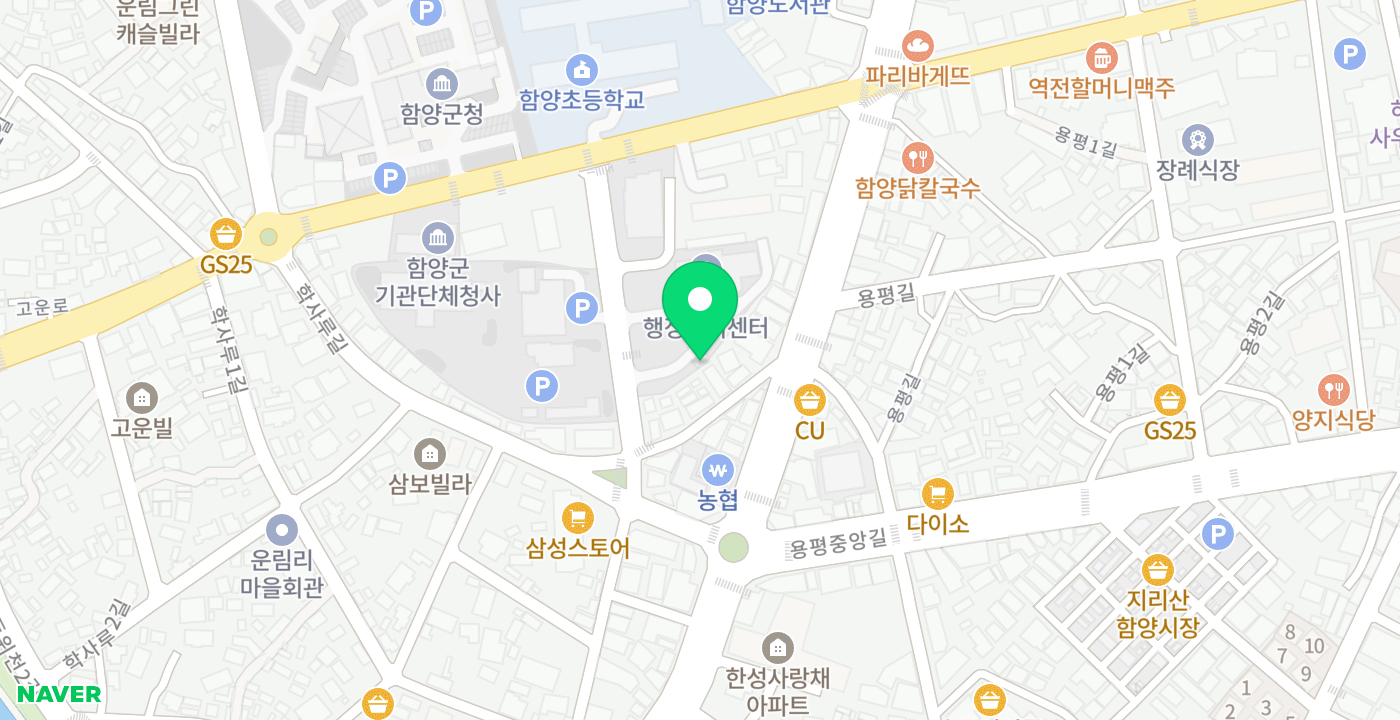 함양읍2 위치 지도