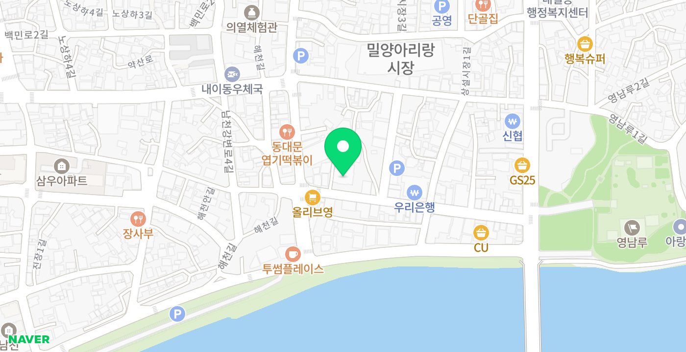 내일동_농협밀양시지부_KIOSK 위치 지도