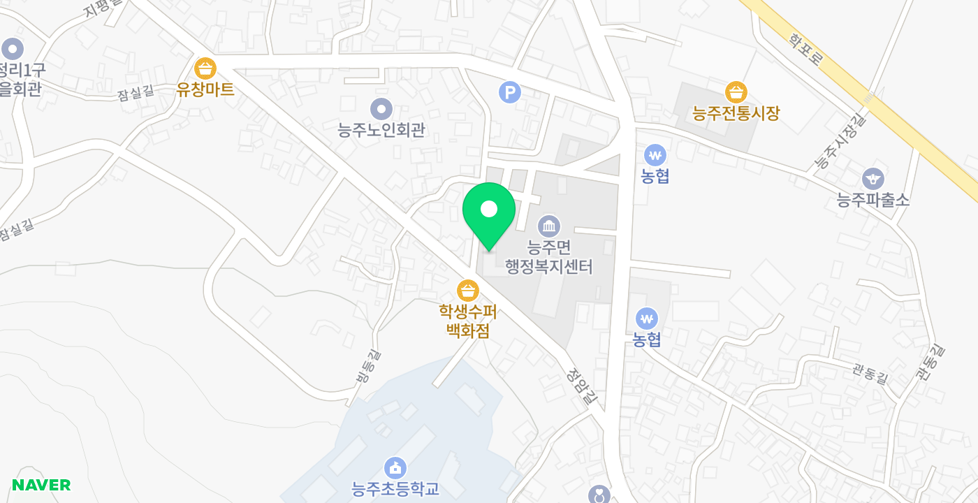 화순군능주면 위치 지도