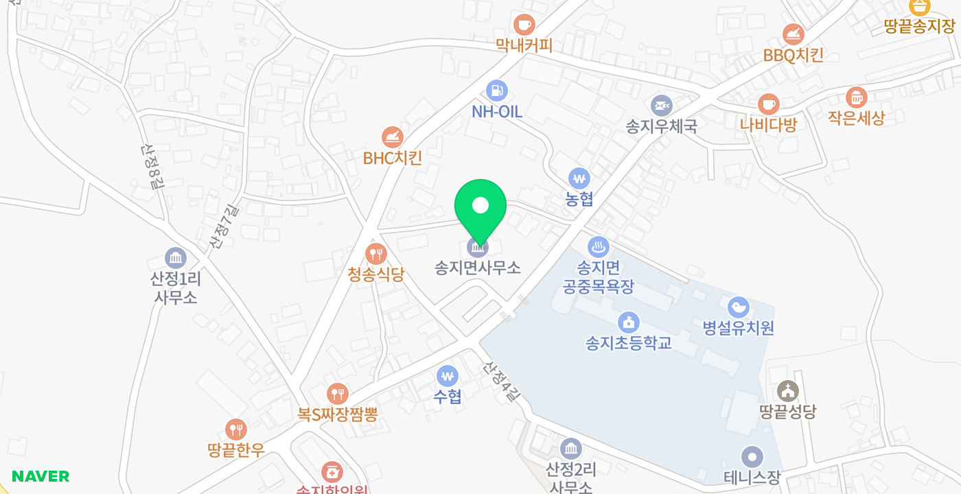송지면사무소 위치 지도