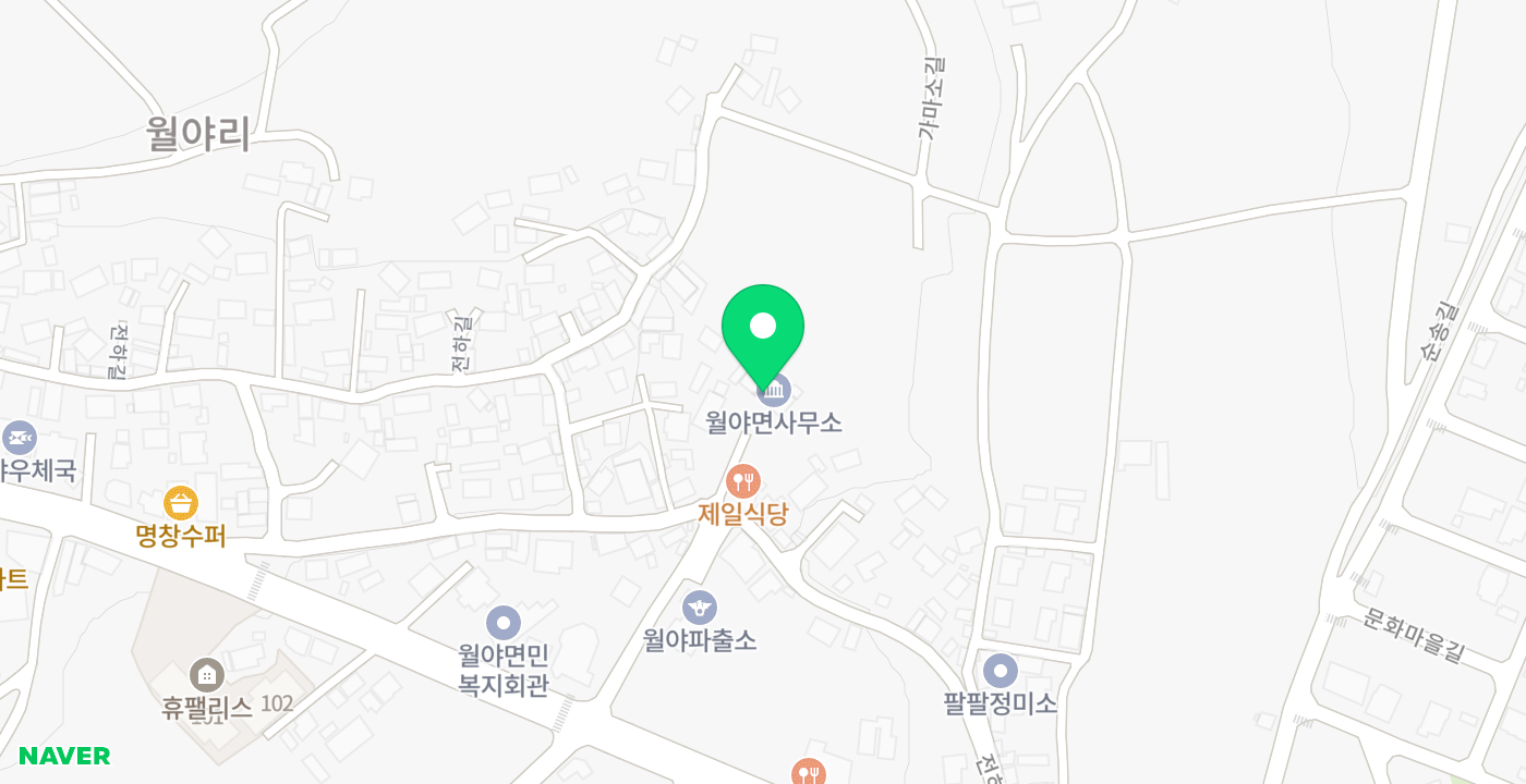 월야면사무소 위치 지도