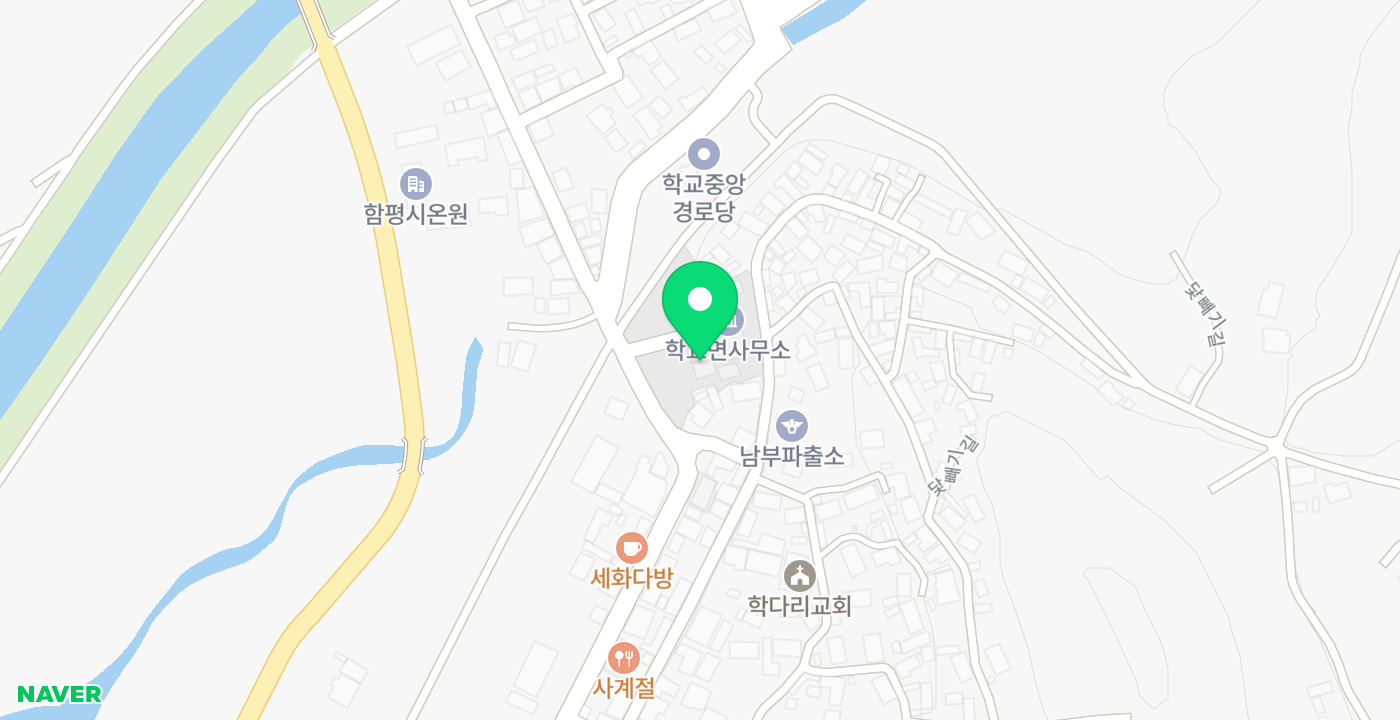 학교면사무소 위치 지도
