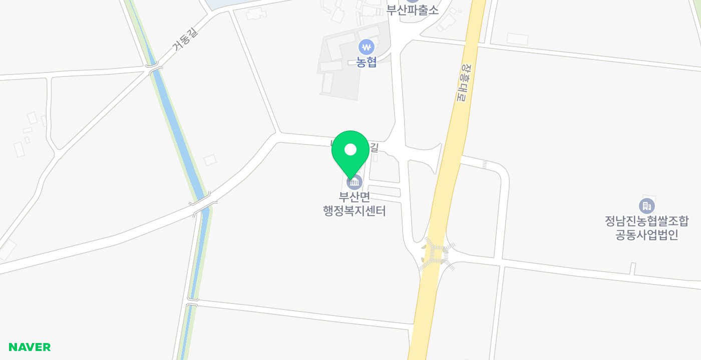 부산면 위치 지도