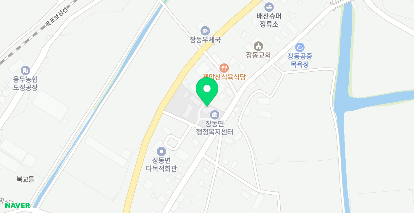 장동면 위치 지도