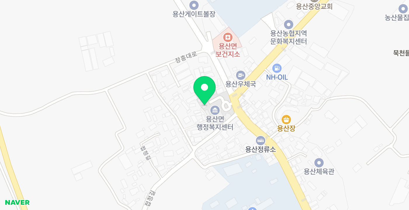 용산면 위치 지도