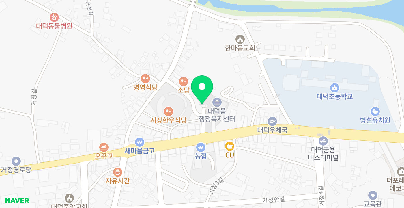 대덕읍 위치 지도