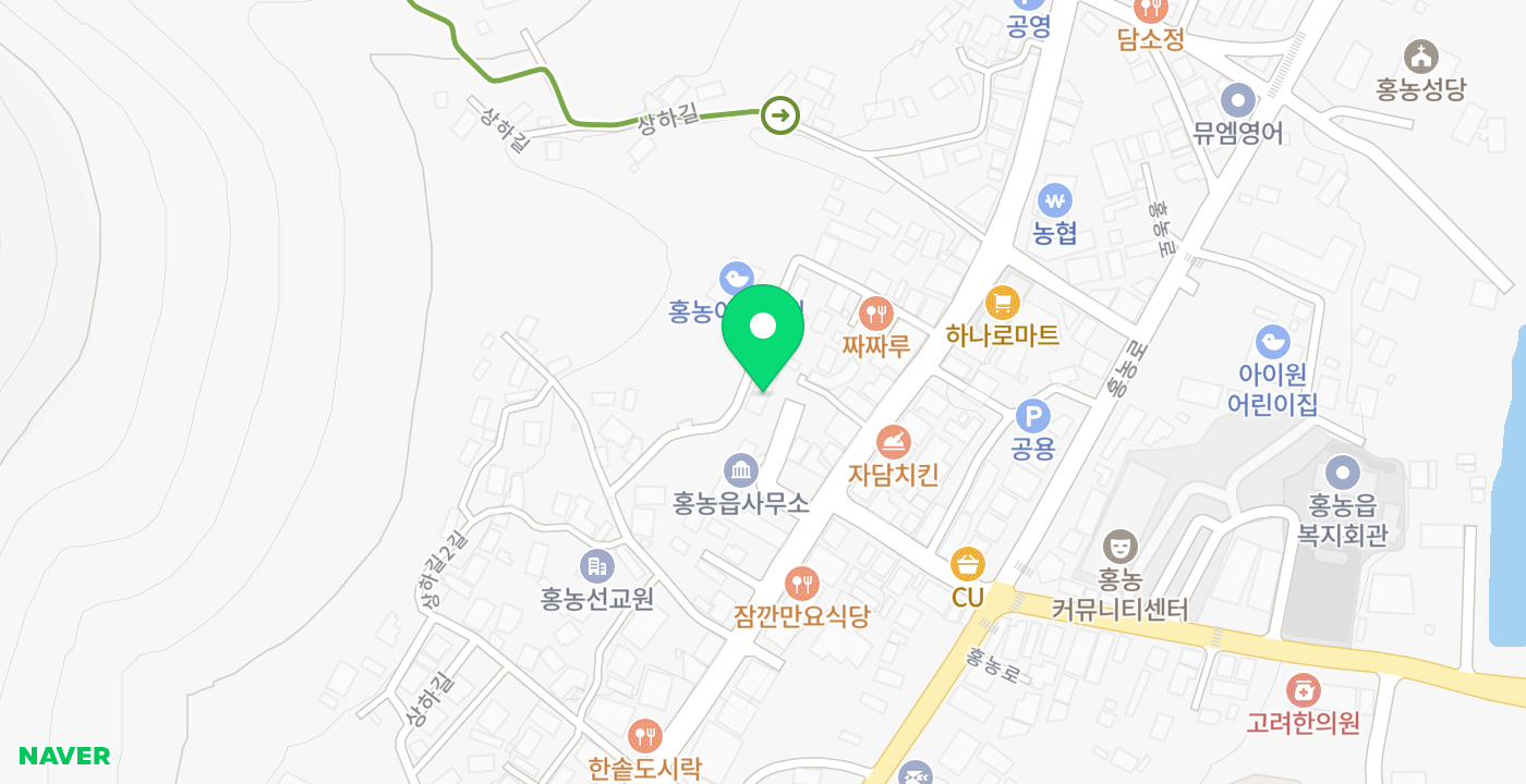 홍농읍사무소 위치 지도