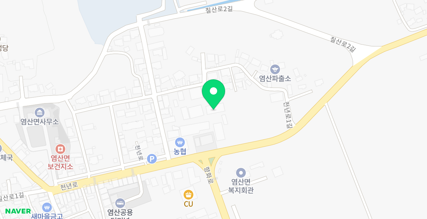 서영광농협(염산) 위치 지도