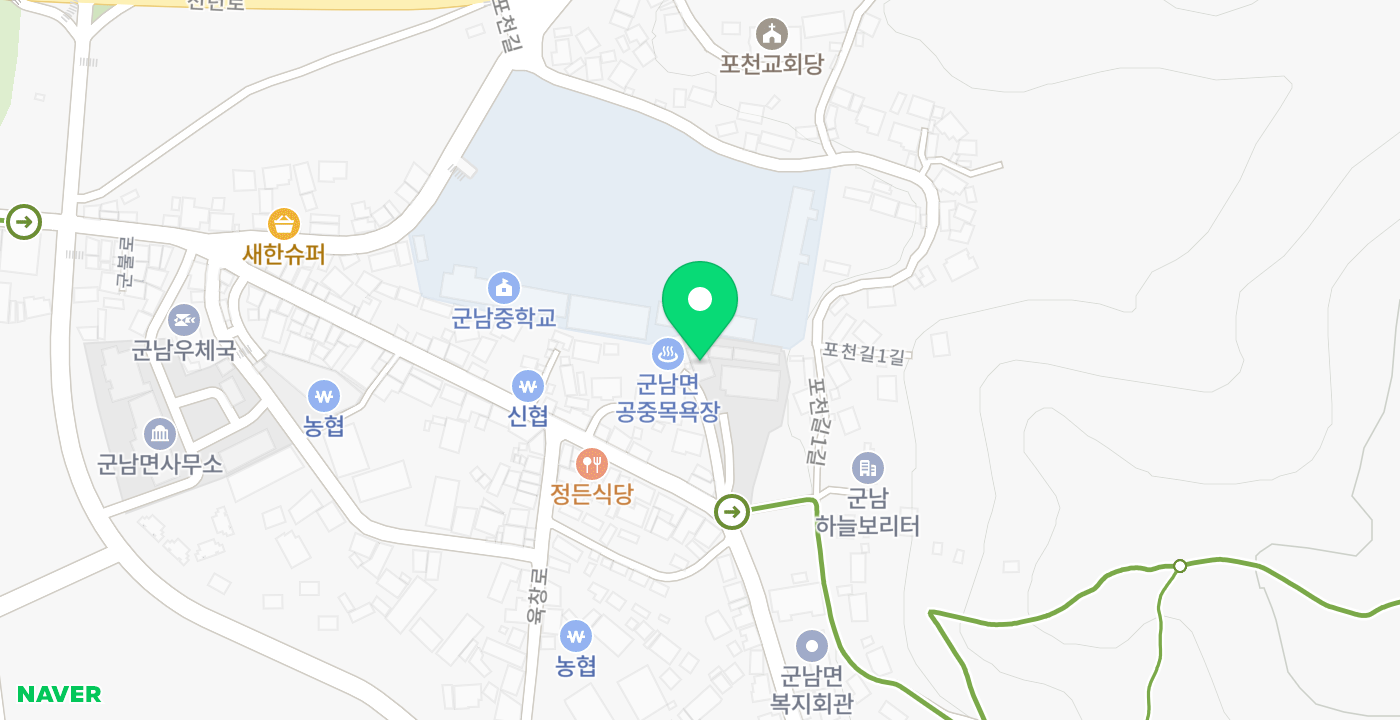 군남면사무소 위치 지도