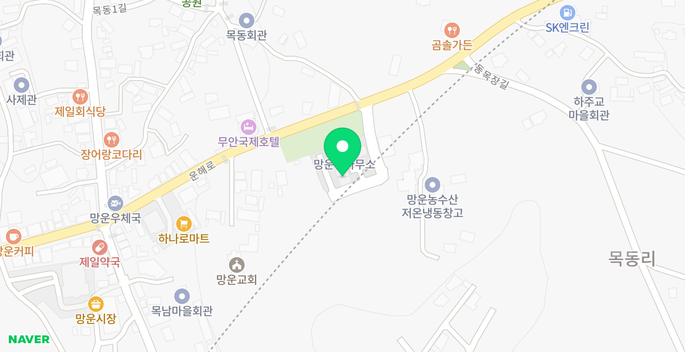 망운면사무소 위치 지도