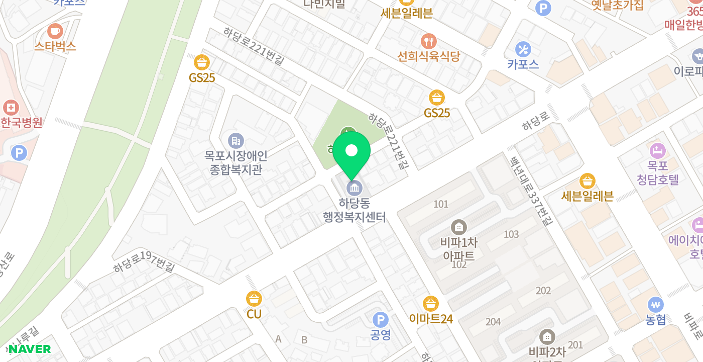 하당동 KIOSK 위치 지도