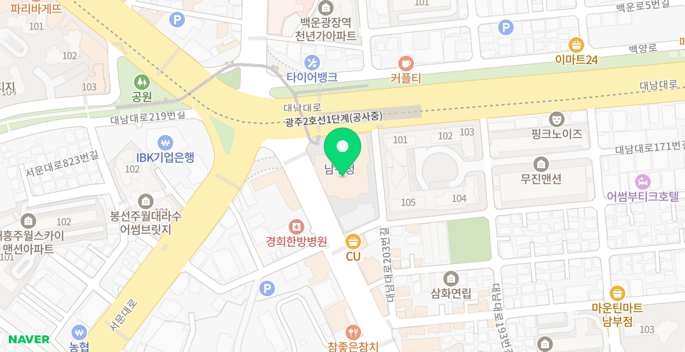 별관 외부 24시 위치 지도