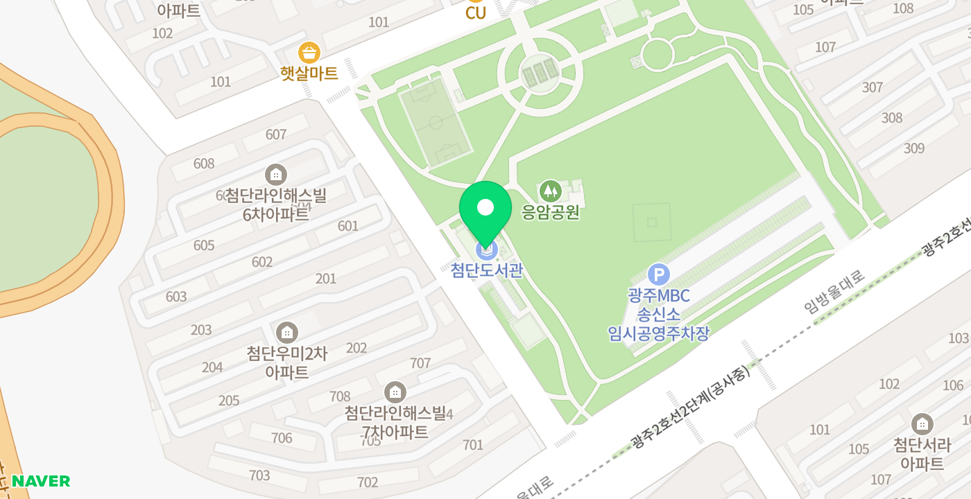 첨단도서관 KIOSK 위치 지도