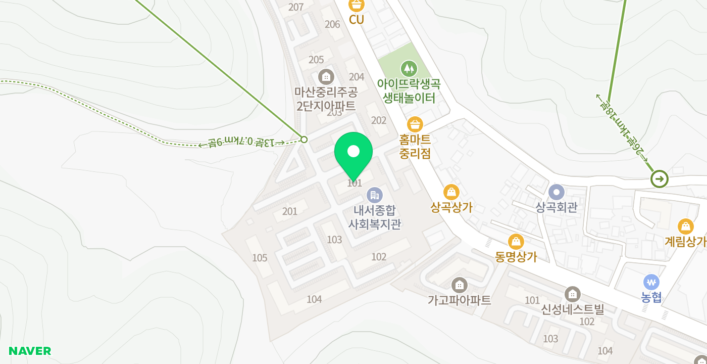 상곡주공아파트 위치 지도