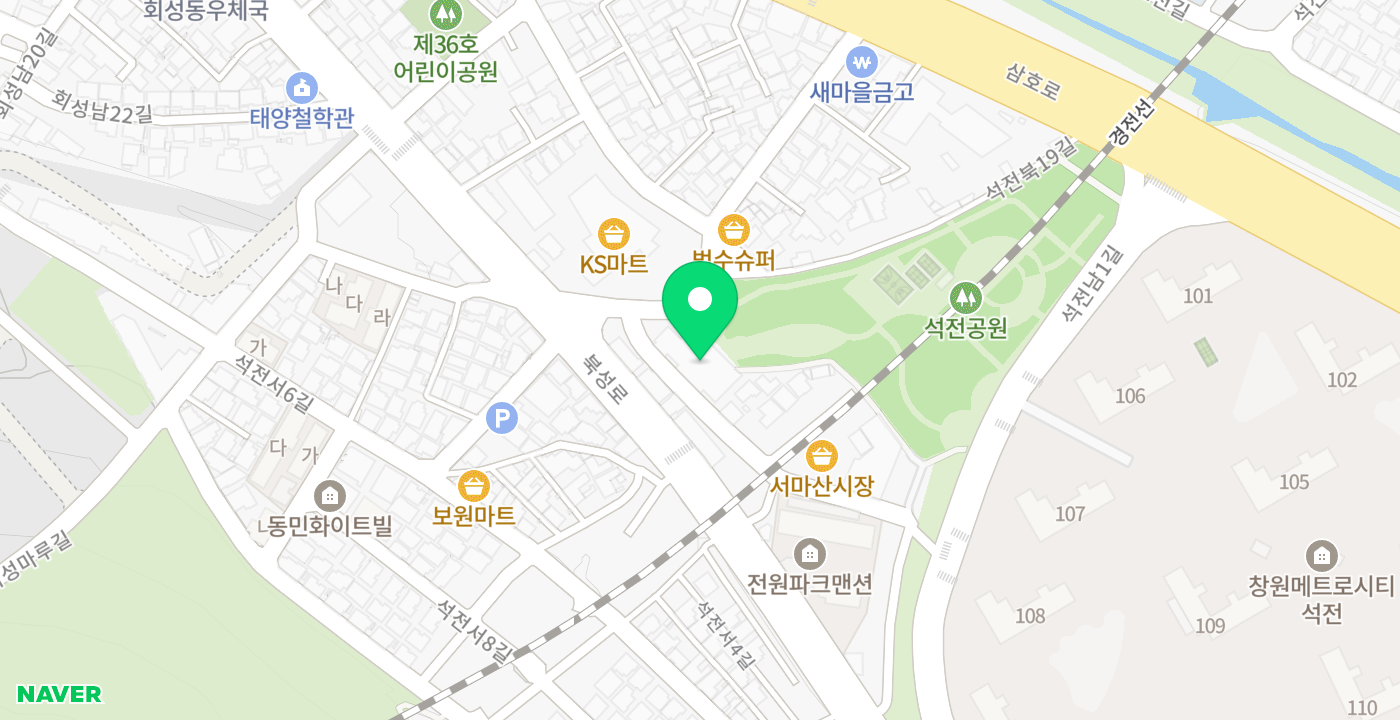석전민원센터 위치 지도
