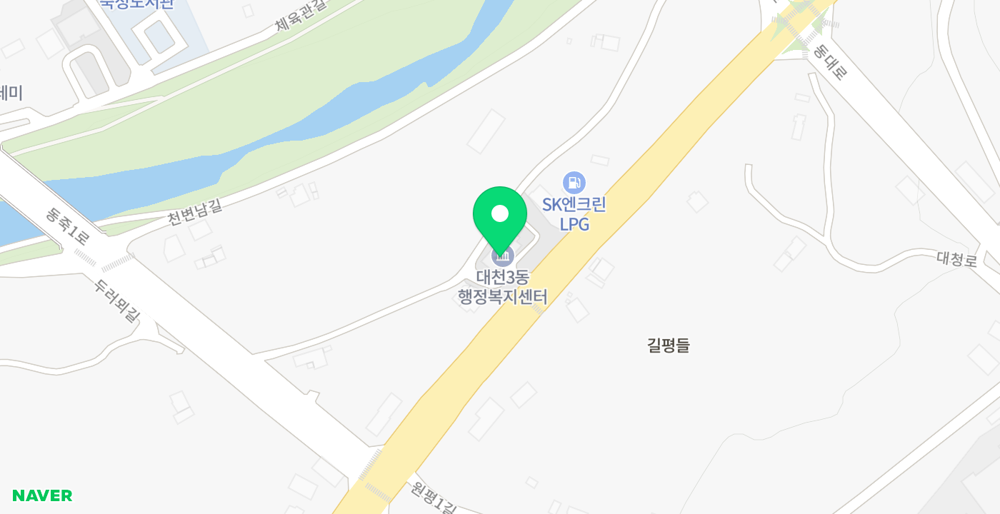 대천3동-무인 KIOSK 위치 지도