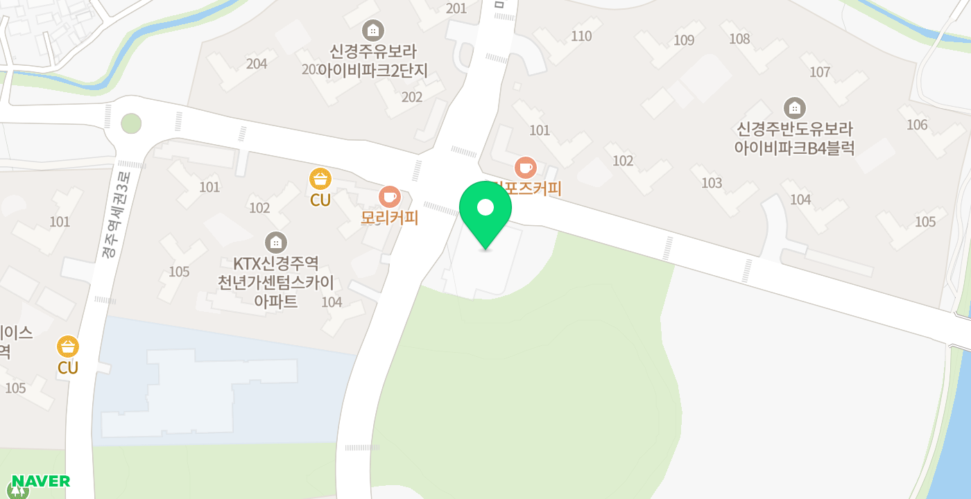 신경주농협 경주역지점 위치 지도