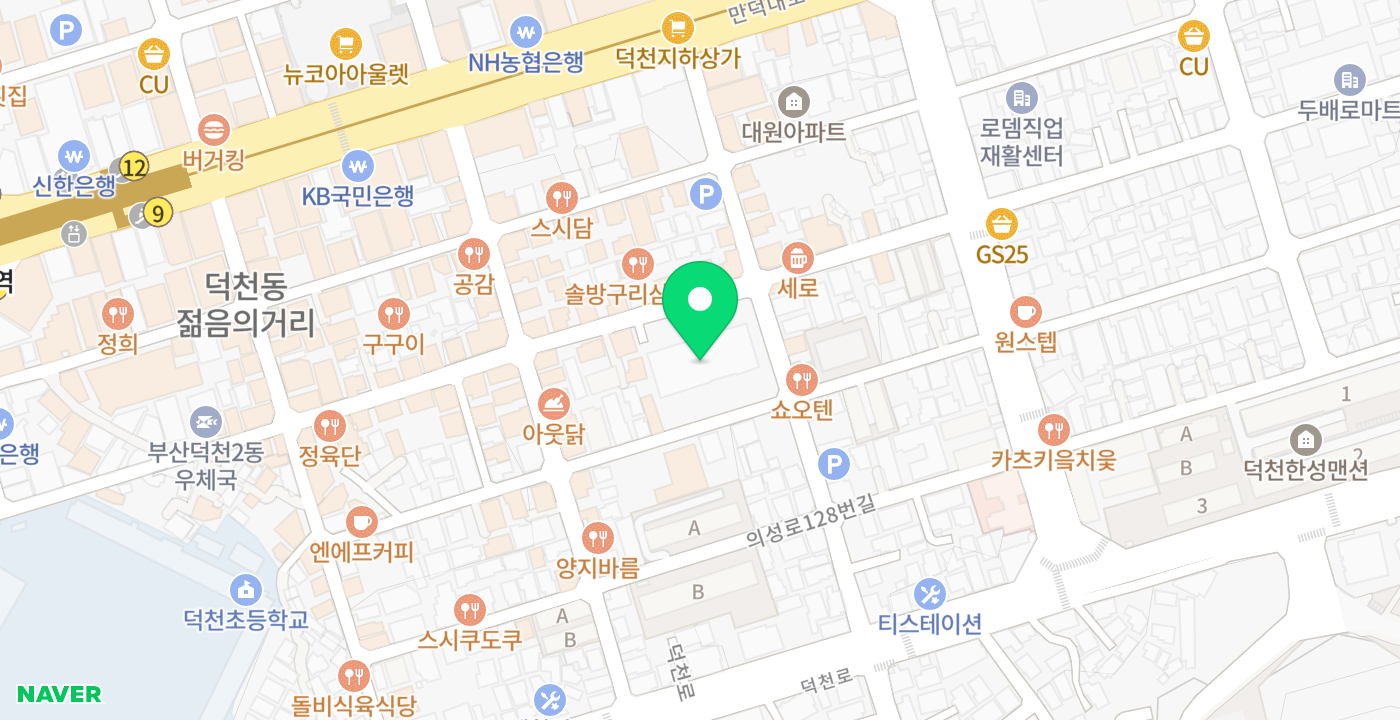 국민건강보험공단 부산북부지사 위치 지도