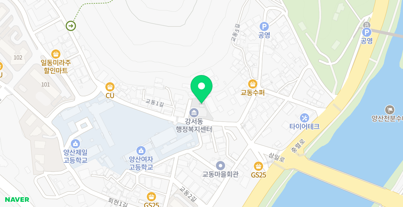 강서동행정복지센터 위치 지도