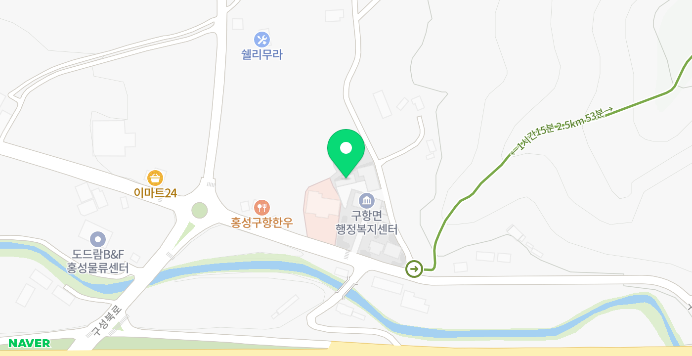 구항면행정복지센터 위치 지도