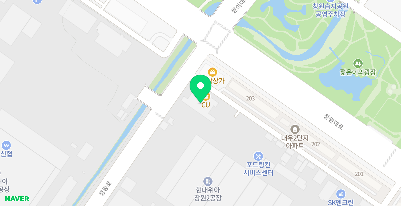 현대위아 이룸재 위치 지도