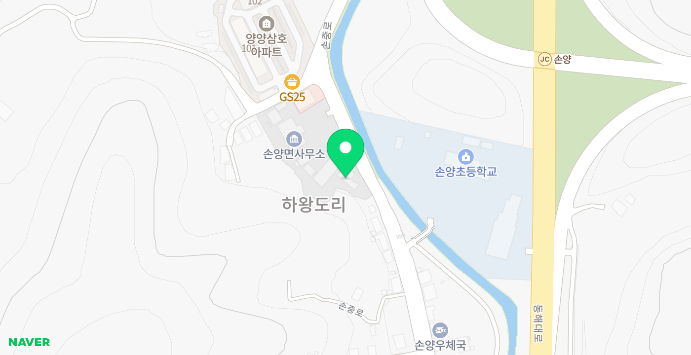 손양면사무소KIOSK 위치 지도