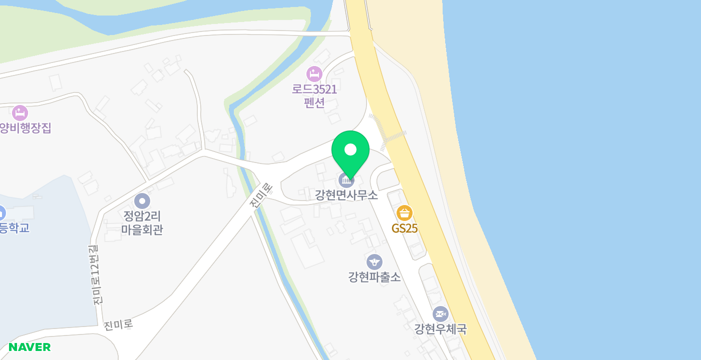 강현면사무소KIOSK 위치 지도