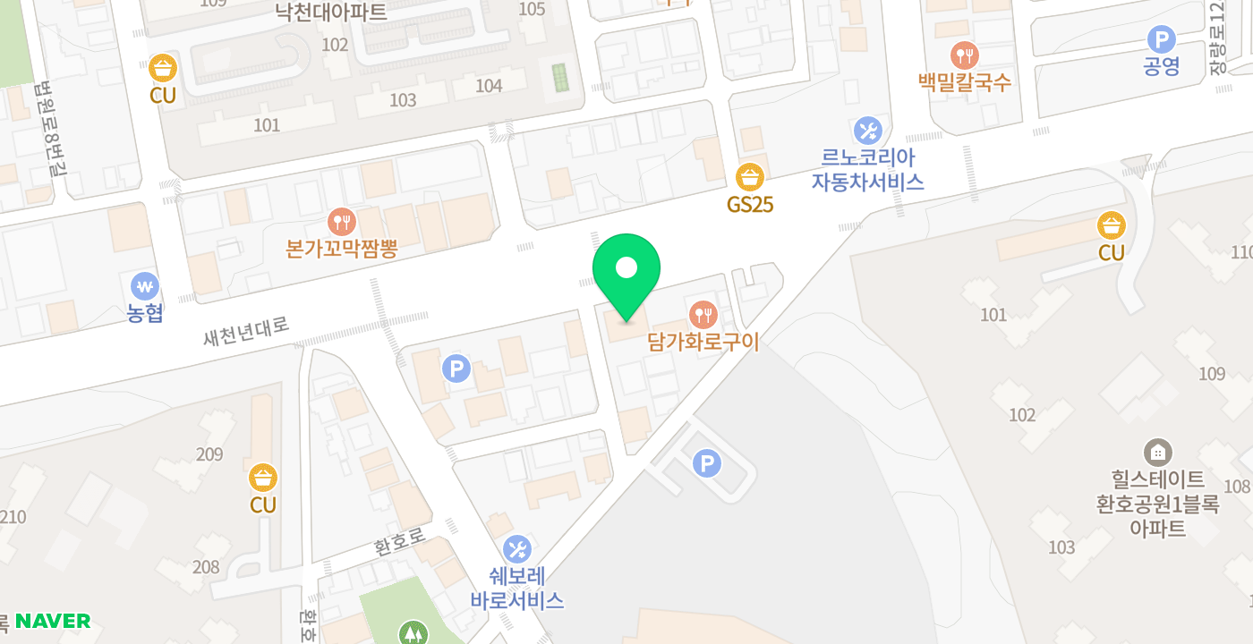 장량동 새마을금고 위치 지도
