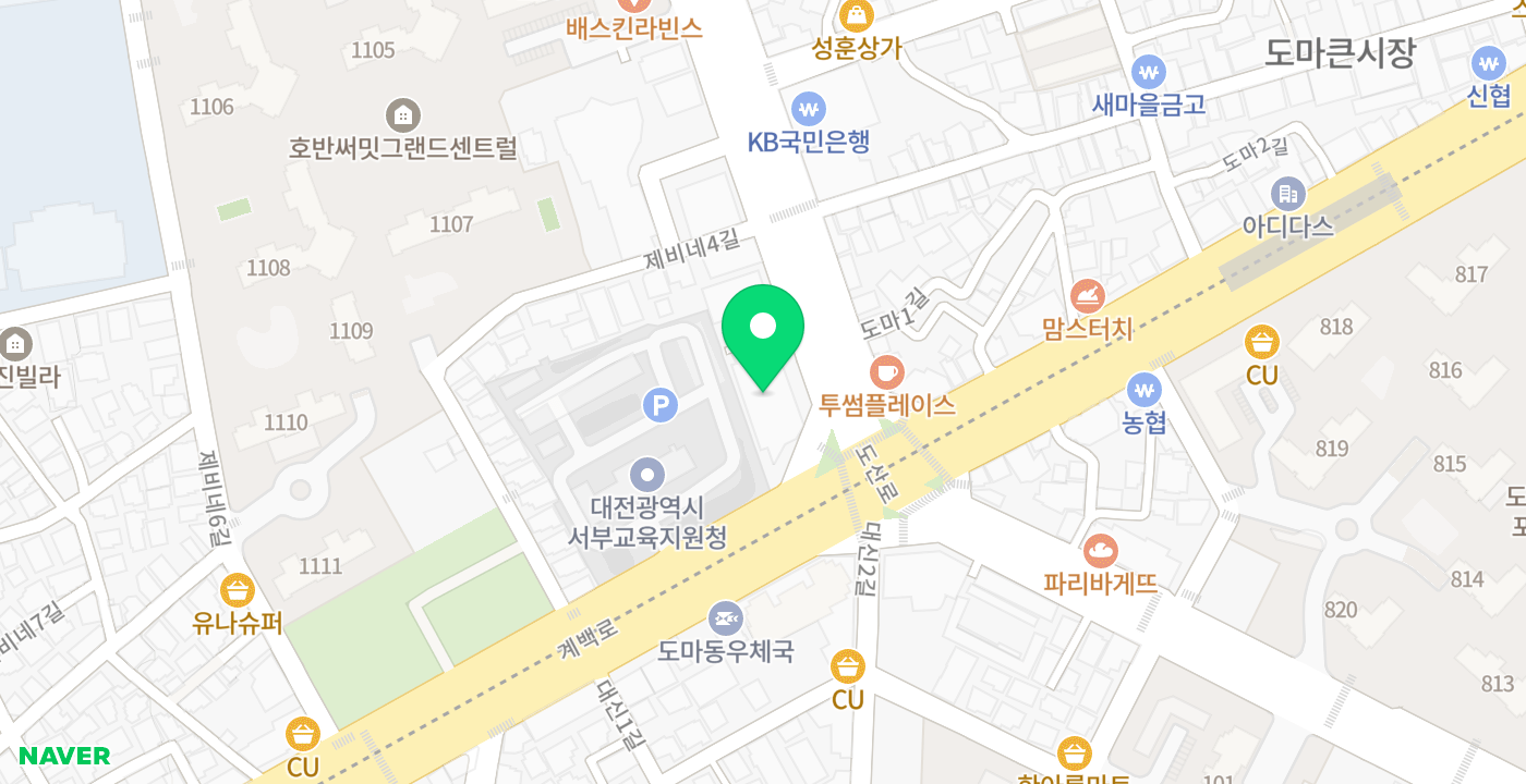 하나은행(도마지점) 위치 지도