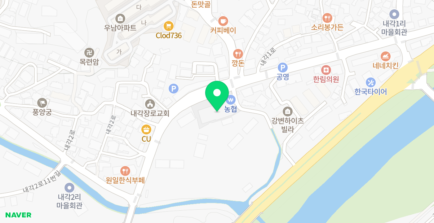 진접읍(-풍양농협) 위치 지도