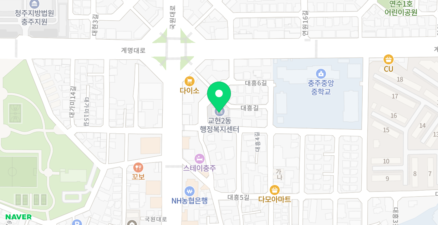 교현2동행정복지센터 위치 지도
