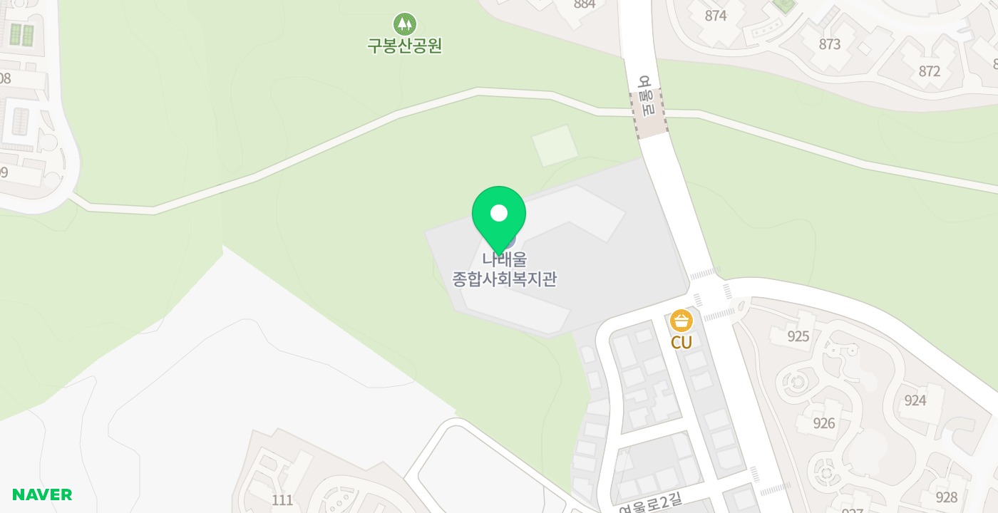 나래울복지타운(동탄3동) 위치 지도
