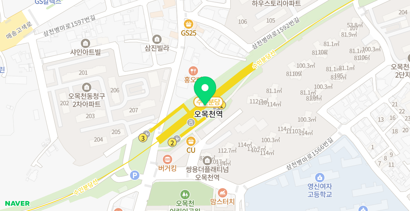 오목천역 위치 지도